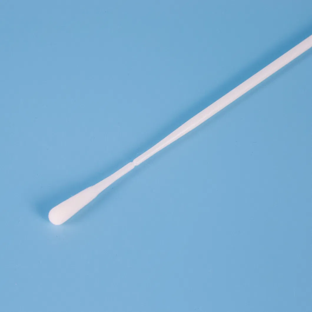 Disposable Throat/Oral Sampler Collection Nasal Swab Nasopharyngeal Sterile Nylon Flocked Swab for Medical Rapid Diagnostic Test